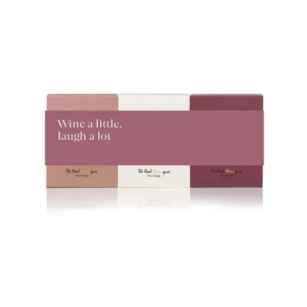 Trio Deluxe Giftset - Wine a Little, Laugh a Lot