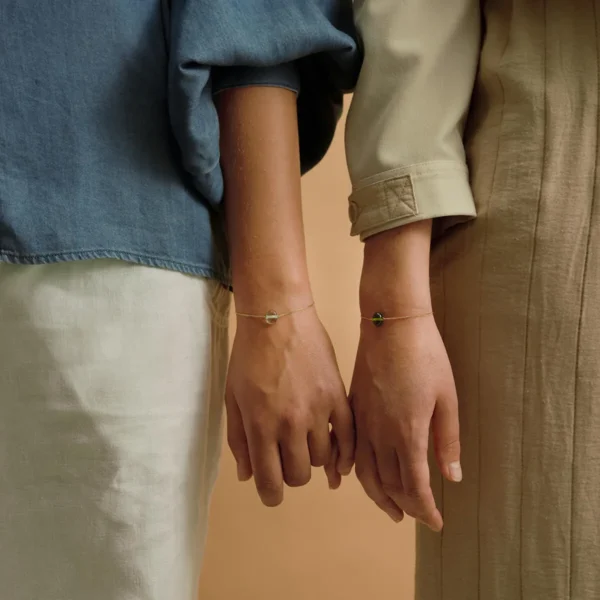 You & Me. Duo Bracelet - Turquoise and Green