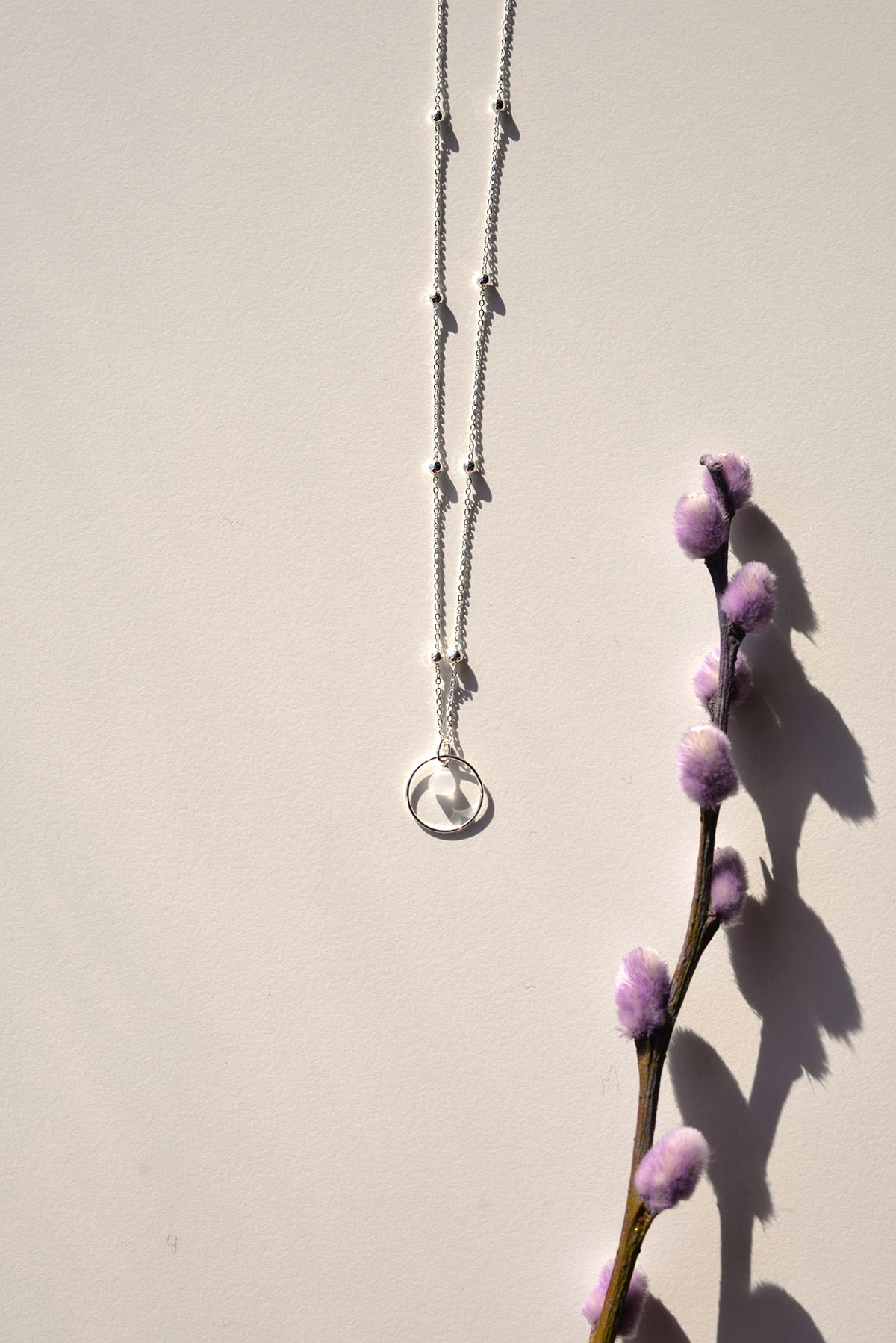 Zilver stainless steel Vinoos ketting Zilver stainless steel Vinoos ketting