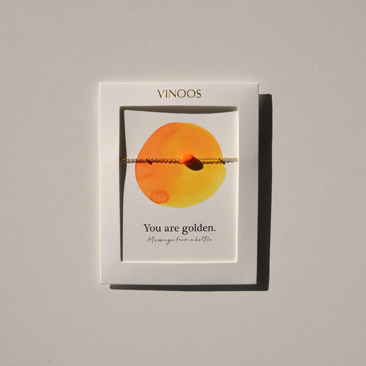 Bracelet Orange - You are golden - Image 3