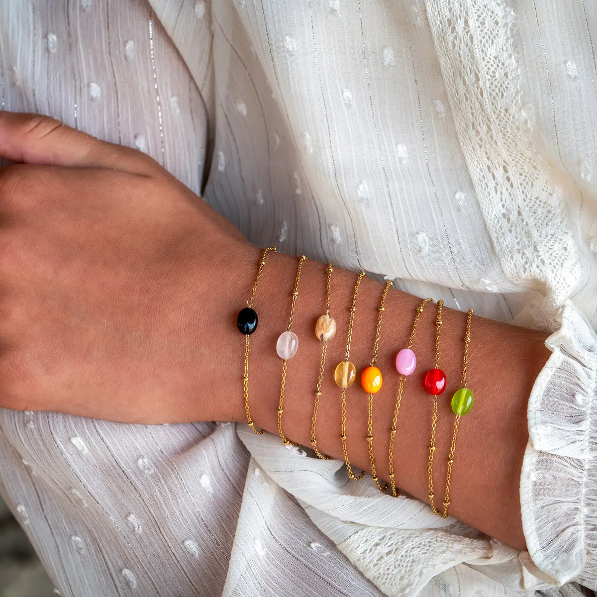 Armband Zwart - No one like you - Afbeelding 5