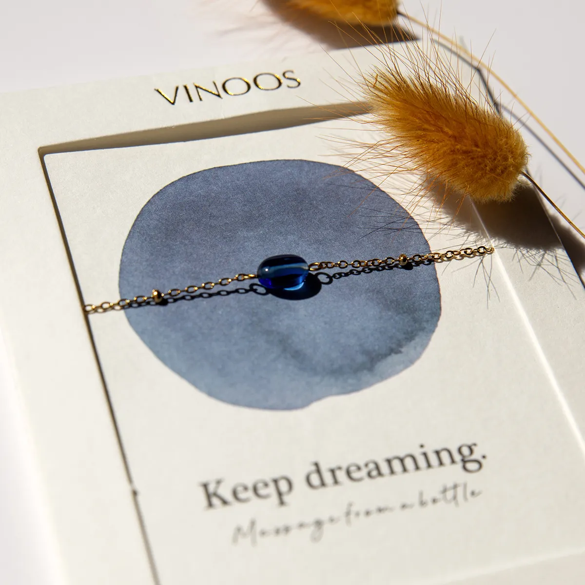 ARMBAND BLAUW - KEEP DREAMING - Afbeelding 5