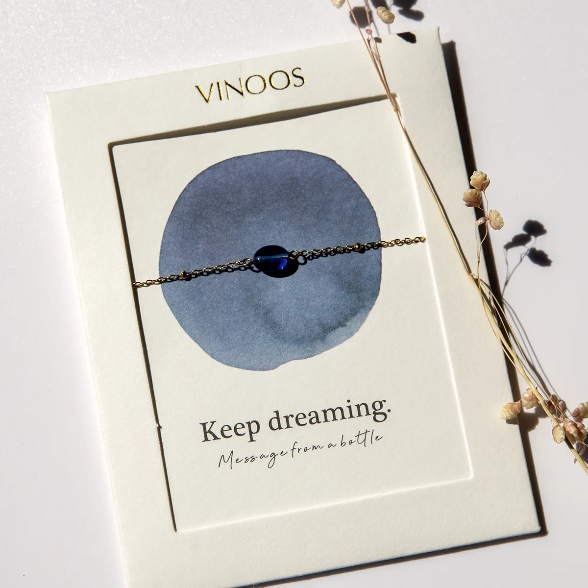 ARMBAND BLAUW - KEEP DREAMING - Afbeelding 3