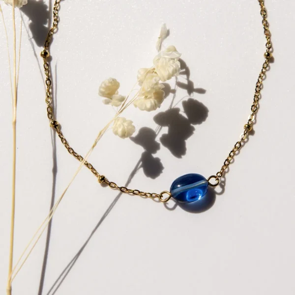 ARMBAND BLAUW - KEEP DREAMING
