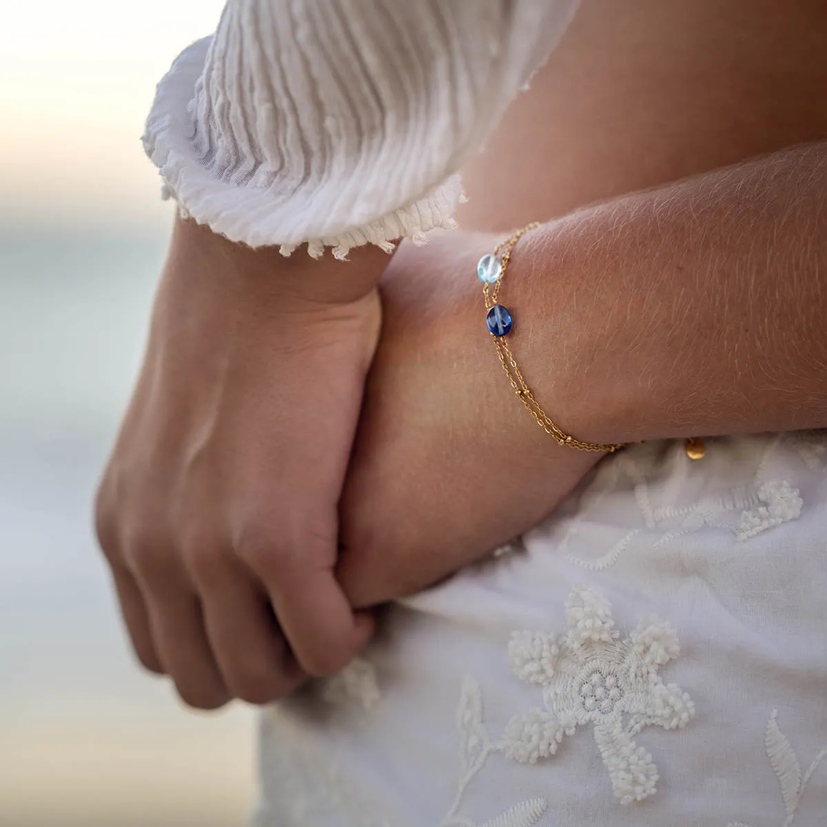 ARMBAND BLAUW - KEEP DREAMING - Afbeelding 7